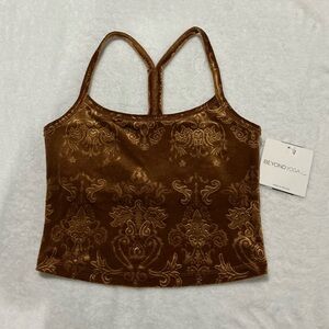 Beyond Yoga Copper Velvet Tank